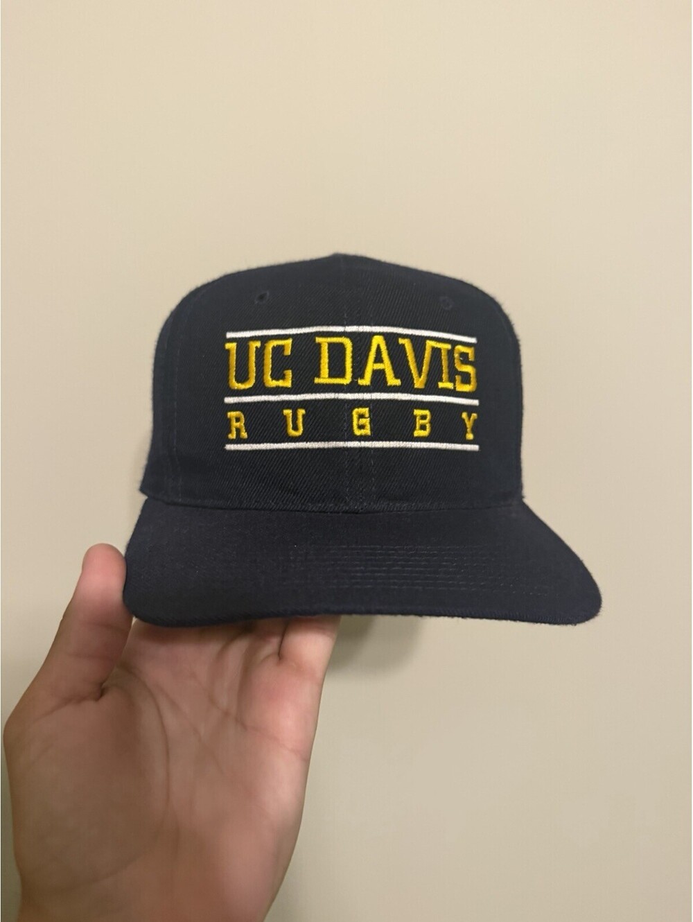 Vintage UC Davis Rugby Aggies Hat Cap Snapback NCAA Youngan